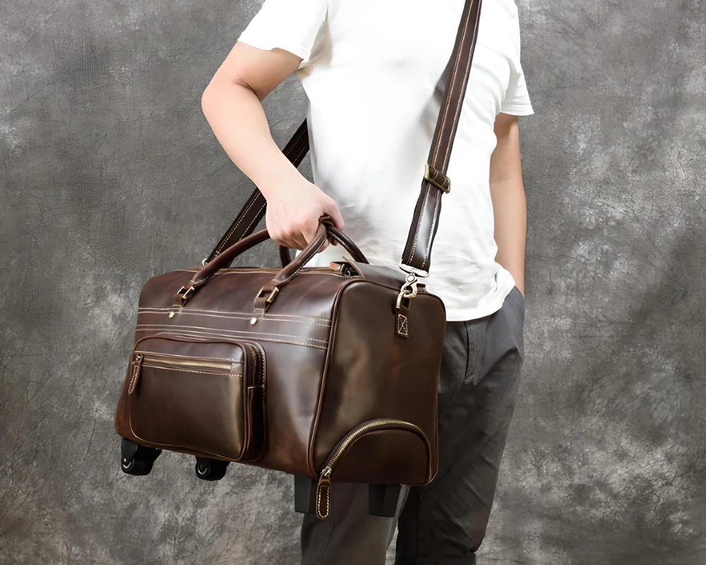 luggage bag with wheels